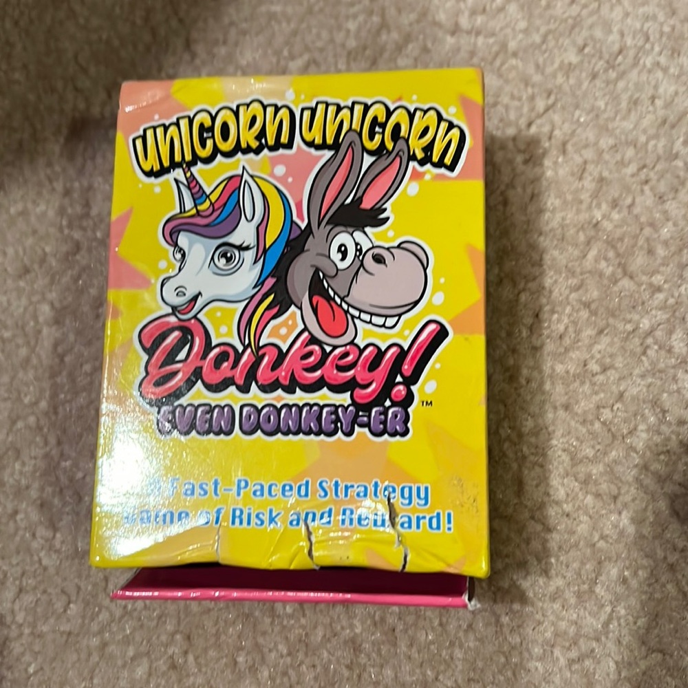 NIB BN'J Games LLC Unicorn Unicorn Donkey! Even Donkey-er